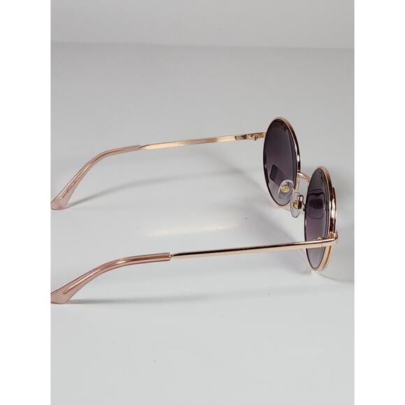 FGX by Foster Grant Gold & Pink Full Round Metal Frame Sunglasses 52077FGX653 - Picture 6 of 11